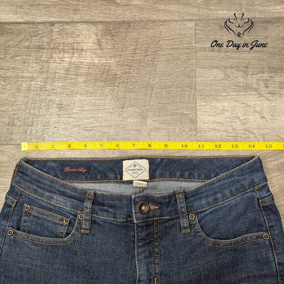 St. John's Bay Boot Cut Leg Jeans Size 4 - Picture 3 of 6